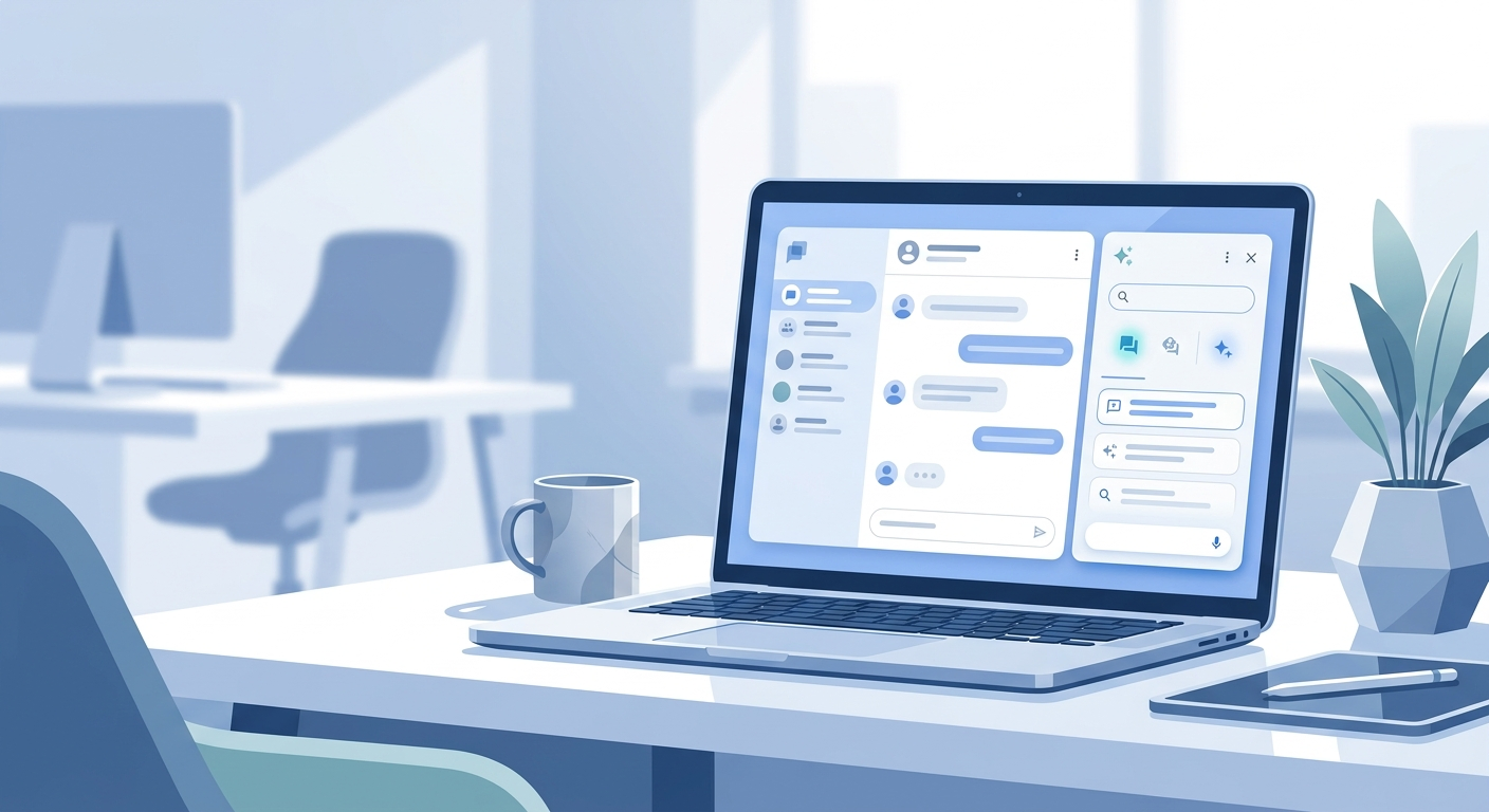 Gemini przeszukuje historię czatów bezpośrednio w interfejsie Google Workspace
