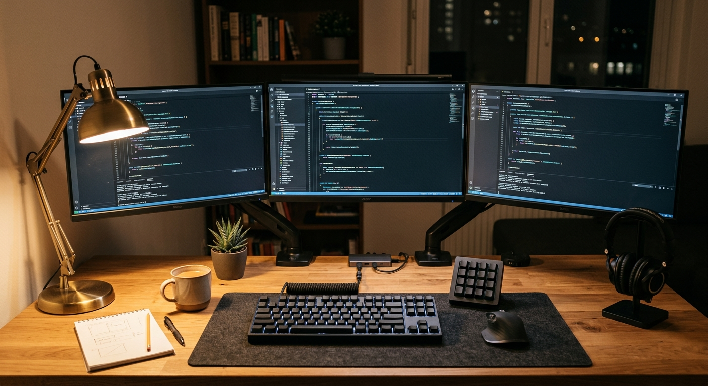Codex Micro w naturalnym środowisku - biurko programisty