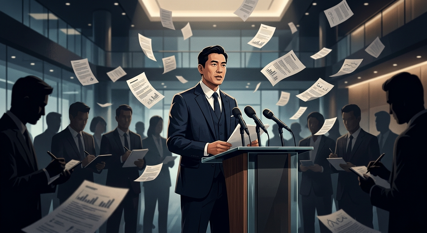 Liang Wenfeng na zamkniętym spotkaniu z inwestorami - moment przed wyciekiem, który zmienił wszystko
