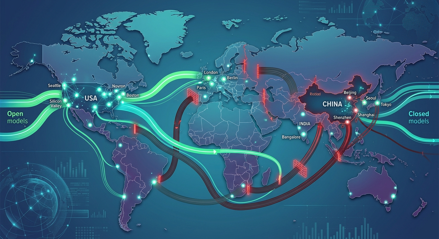 Geopolityka AI: jak amerykańskie restrykcje mogą wpłynąć na globalny ekosystem otwartych modeli