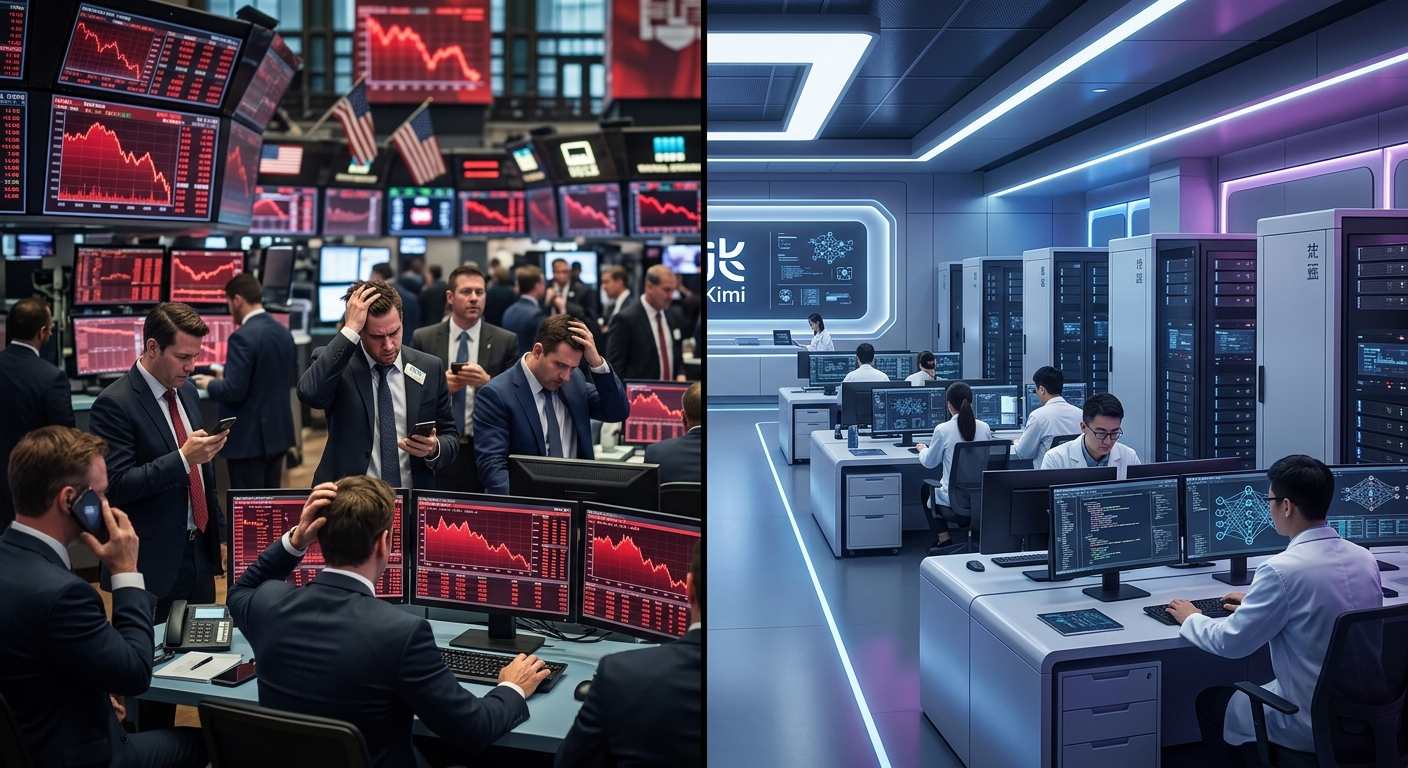 Reakcja rynków na Kimi K3 była natychmiastowa - Nasdaq stracił 1% w piątek