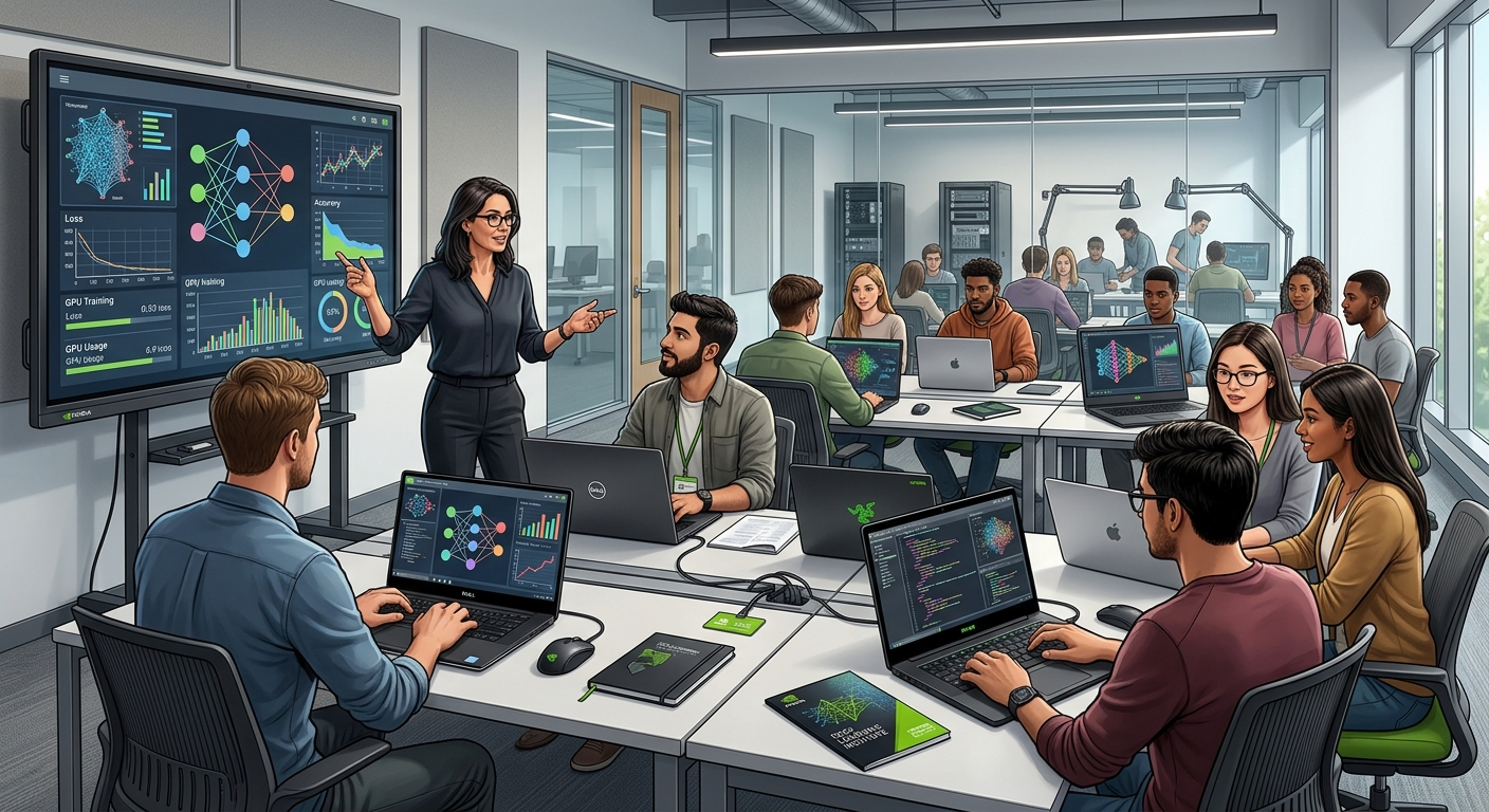 Warsztaty NVIDIA DLI prowadzone bezpośrednio na uczelni przez certyfikowanych ambasadorów