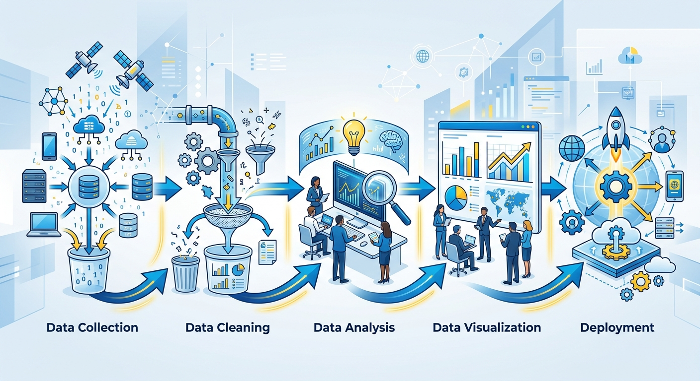 Podstawowy proces data science - od danych do decyzji