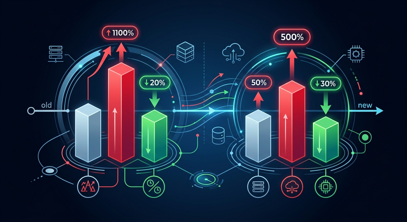 Skala podwyżek DeepSeek - od 50% do 1100% w zależności od modelu i pory dnia